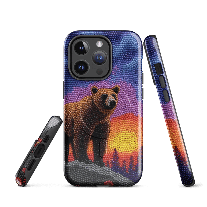 Bear Sunset MagSafe® iPhone® Tough Case product image (3)