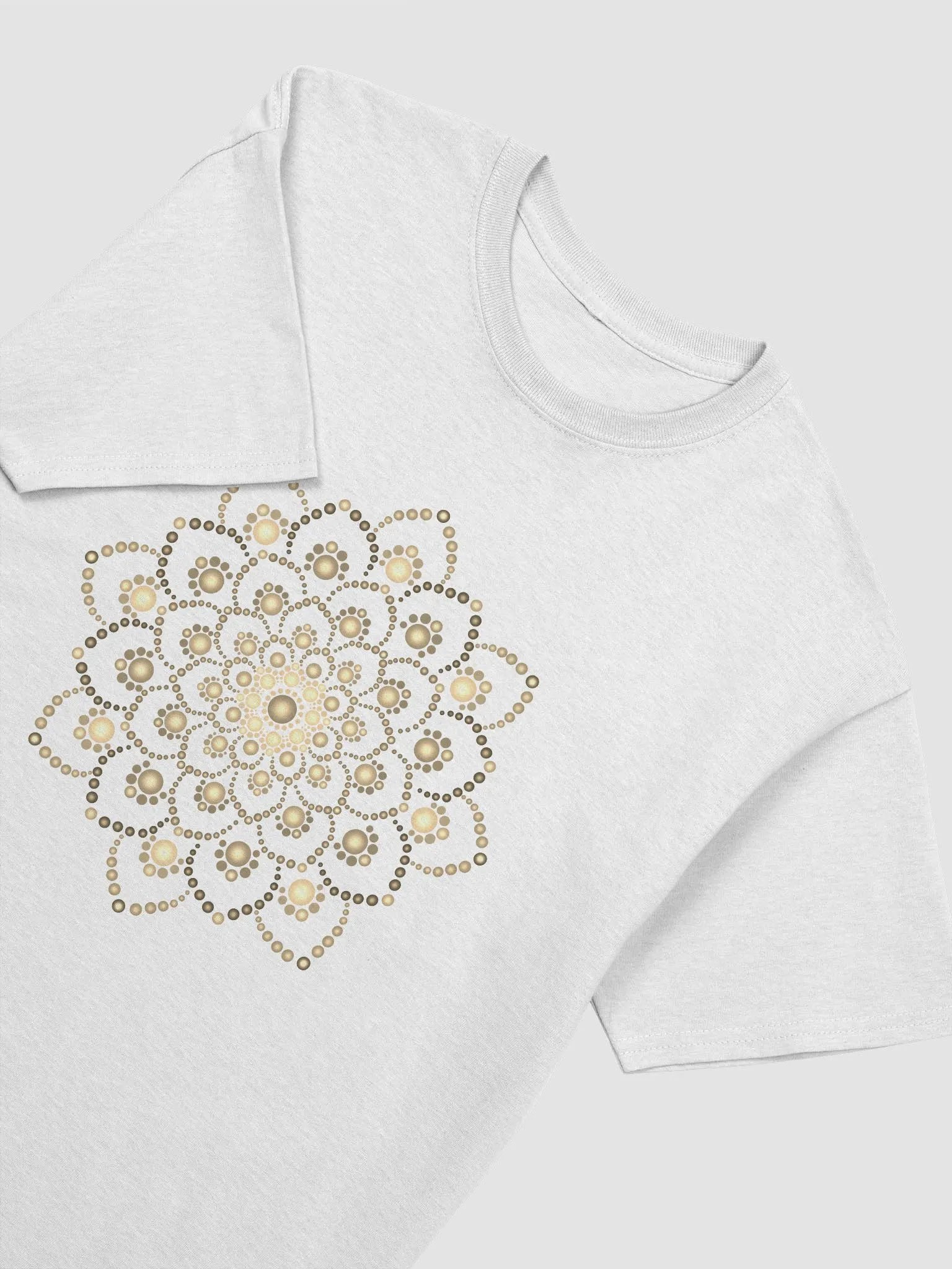Golden-Brown Mandala T-Shirt product image (3)
