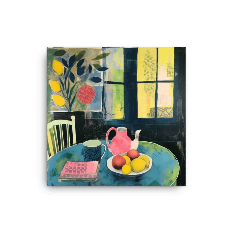 Art2401-28 Kitsch Kitchen Still Life - Canvas Print - sm product image (1)