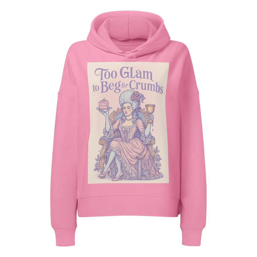 💖 Too Glam to Beg for Crumbs – Cozy Pink Statement Sweater product image (1)