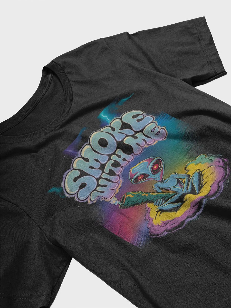 Smoke With Me Cosmic Chillout Alien Shirt product image (4)
