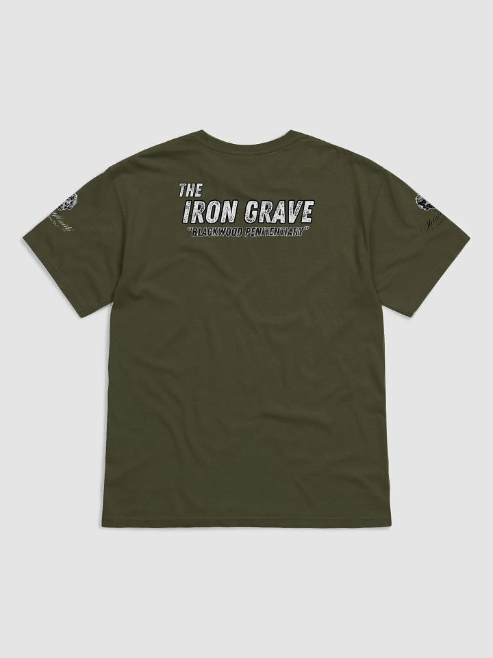 The Iron Grave - Blackwood Penitentiary - Steel Squad - White Logo T-Shirt product image (18)
