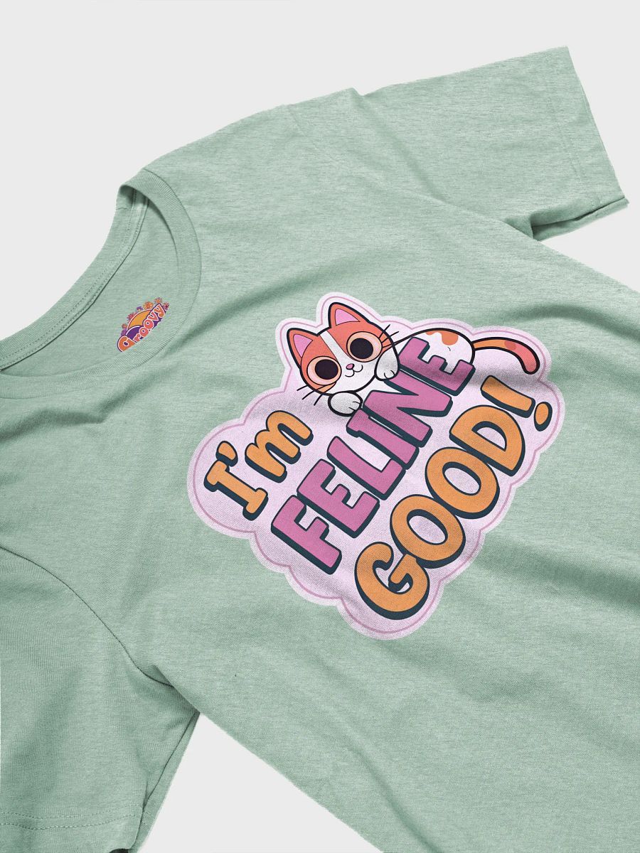 Feline Good Cartoon Cat T-Shirt product image (2)