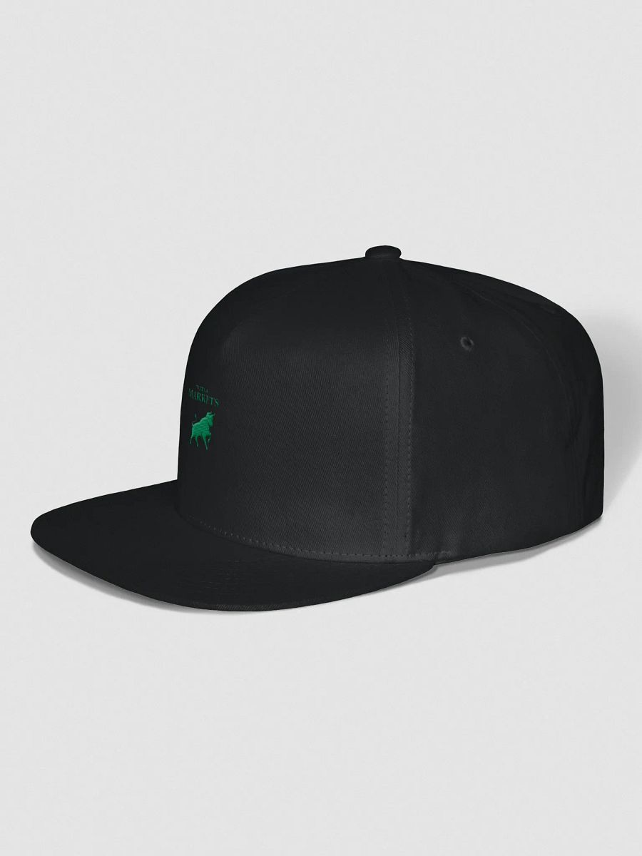 Flat Snapback Cap 8 Embroidered product image (14)