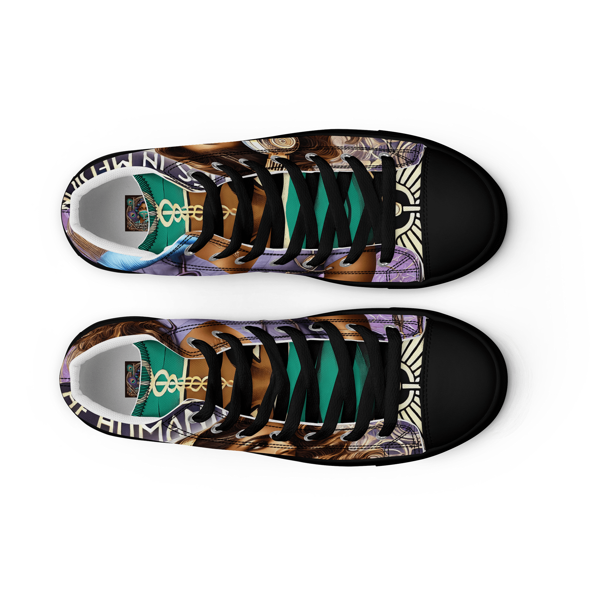 Humanities In Medicine Lovely Lavender Lady Custom Curated High Top Shoes product image (9)