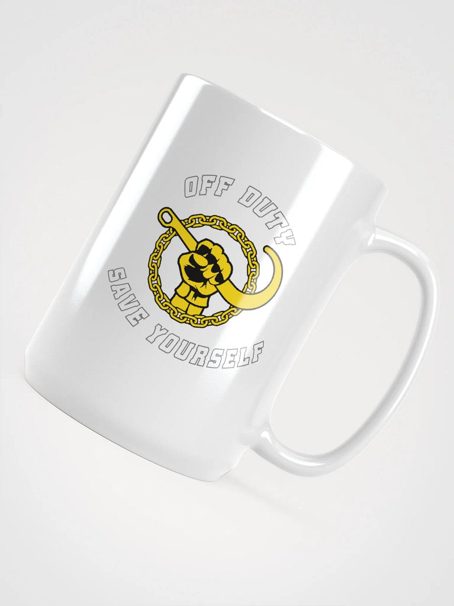 "Off Duty, Save Yourself" Tow Coffee Cup product image (4)