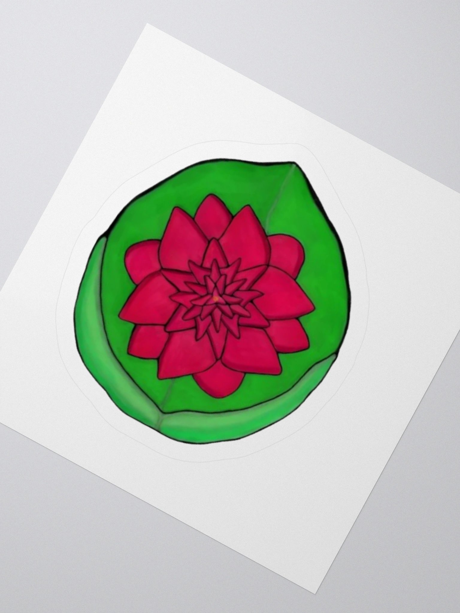 Symmetrical Blossom Kiss Cut Stickers product image (2)