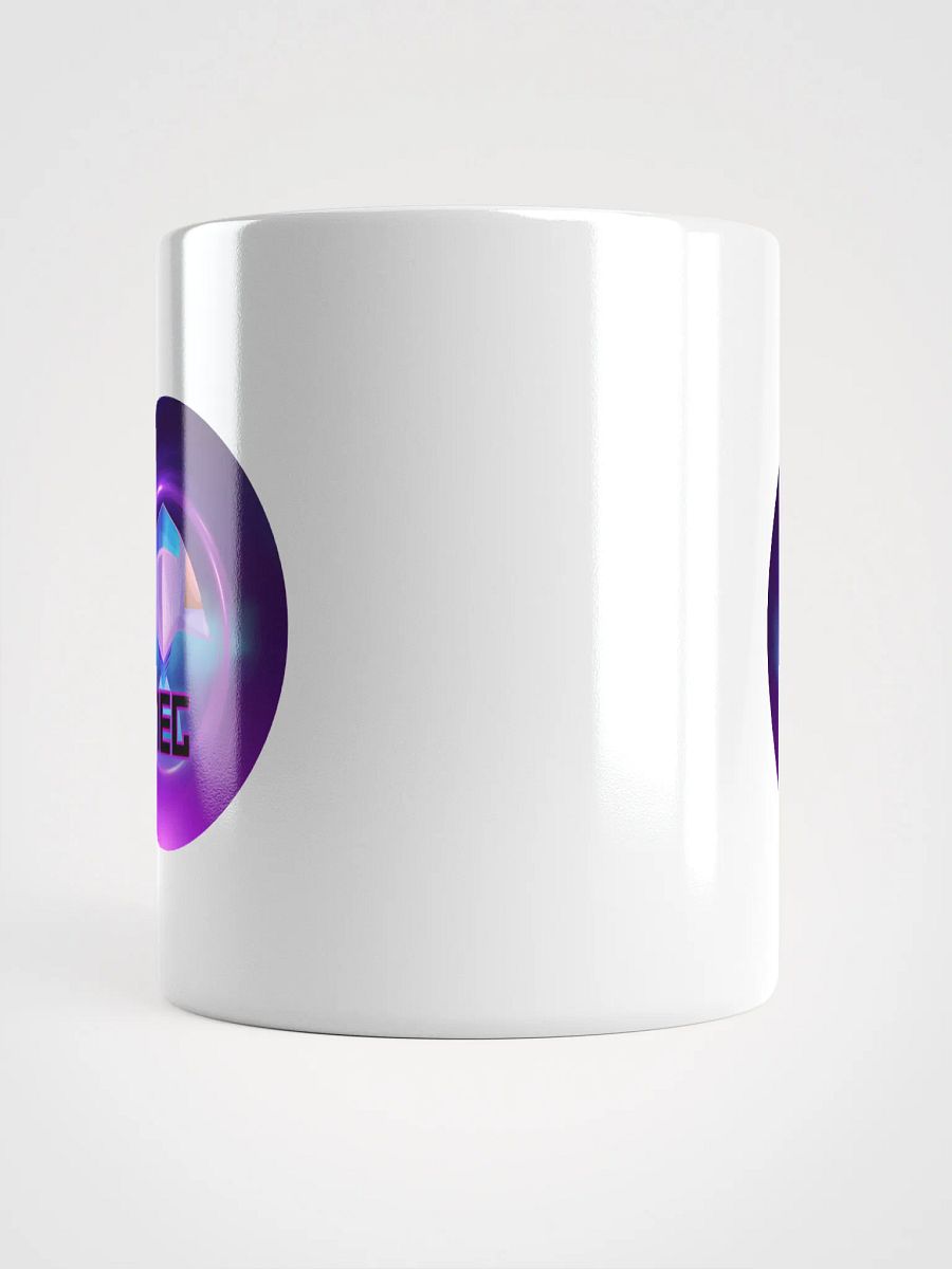 Futuristic Emblem White Glossy Mug TIEG product image (13)