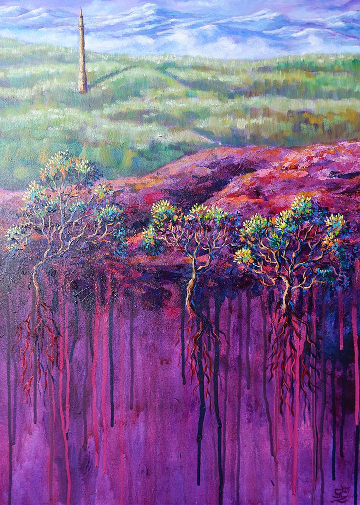 "Menara Paling Utara" Painting by Deni Je product image (1)