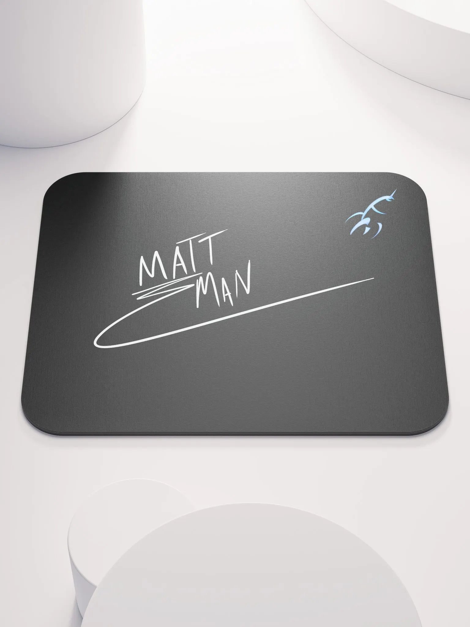Blue Rocket Mousepad product image (1)