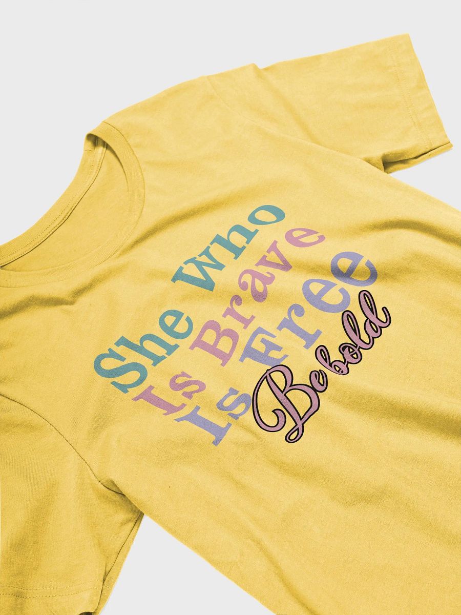 Brave & Free Motivational T-Shirt product image (3)