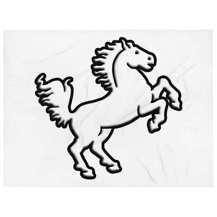 White Horse Blanket product image (1)