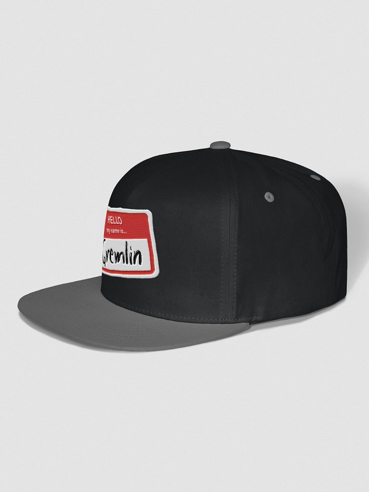 Hello, my name is... Flat Snapback product image (14)