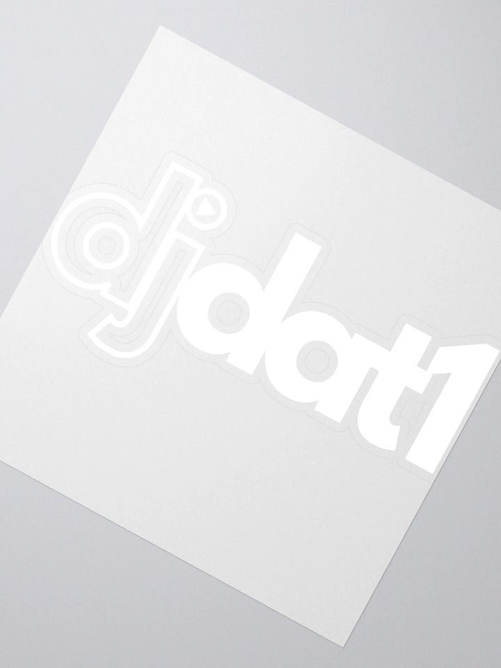 [DJDAT1] Vinyl Stickers (white) product image (5)