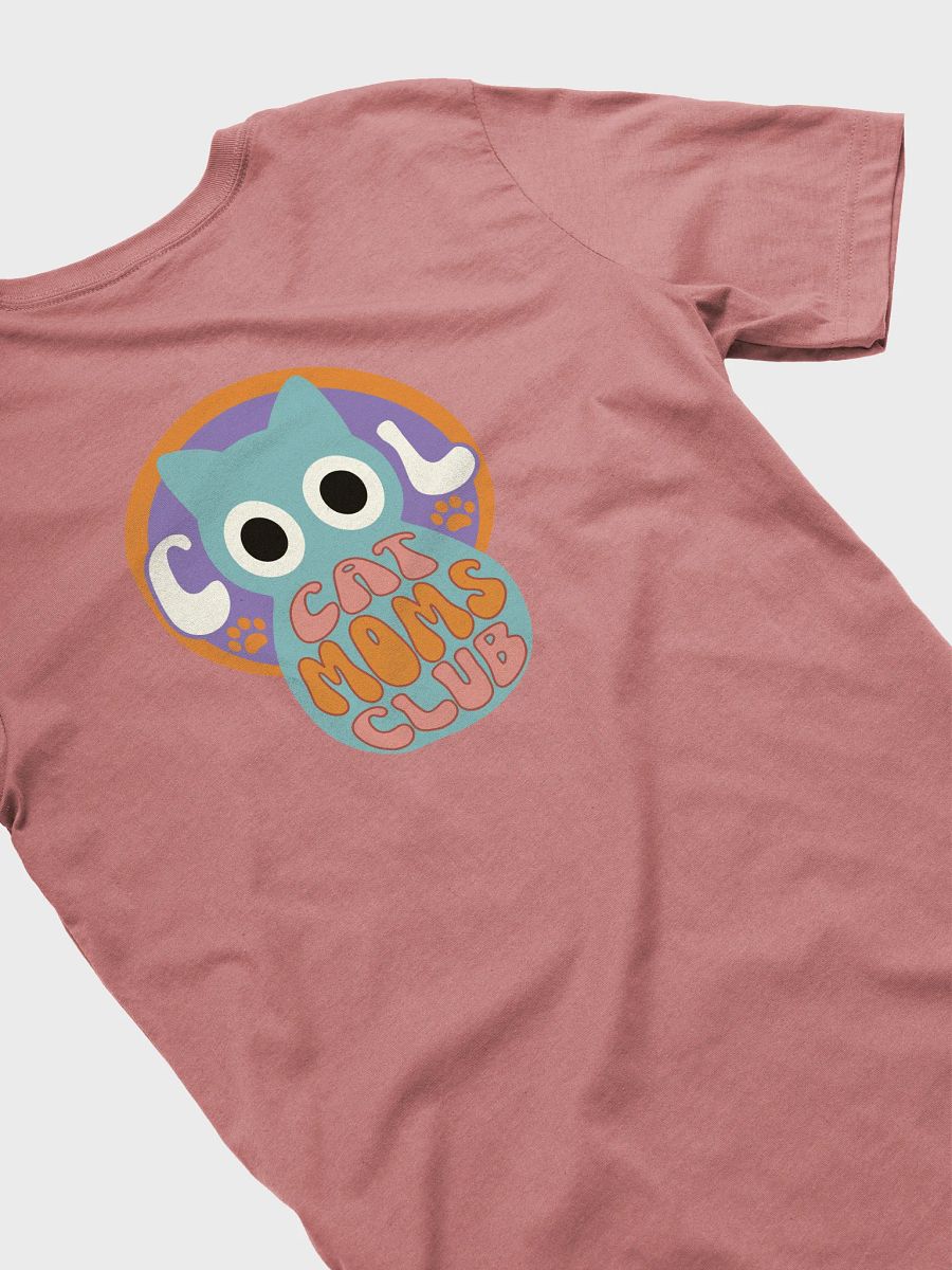 Cool Cat Moms Club 2 Unisex Tee (Left Chest and Back Prints) product image (4)
