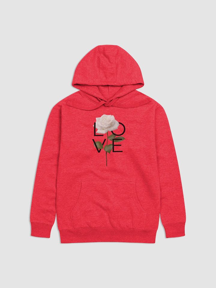 'Love' White Rose Hoodie product image (1)