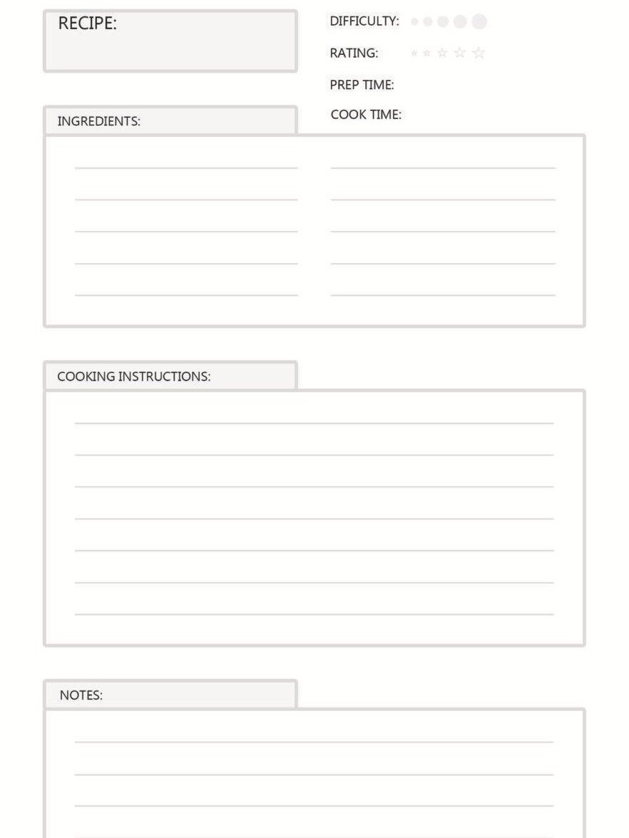 700 Page Recipe Notebook product image (3)