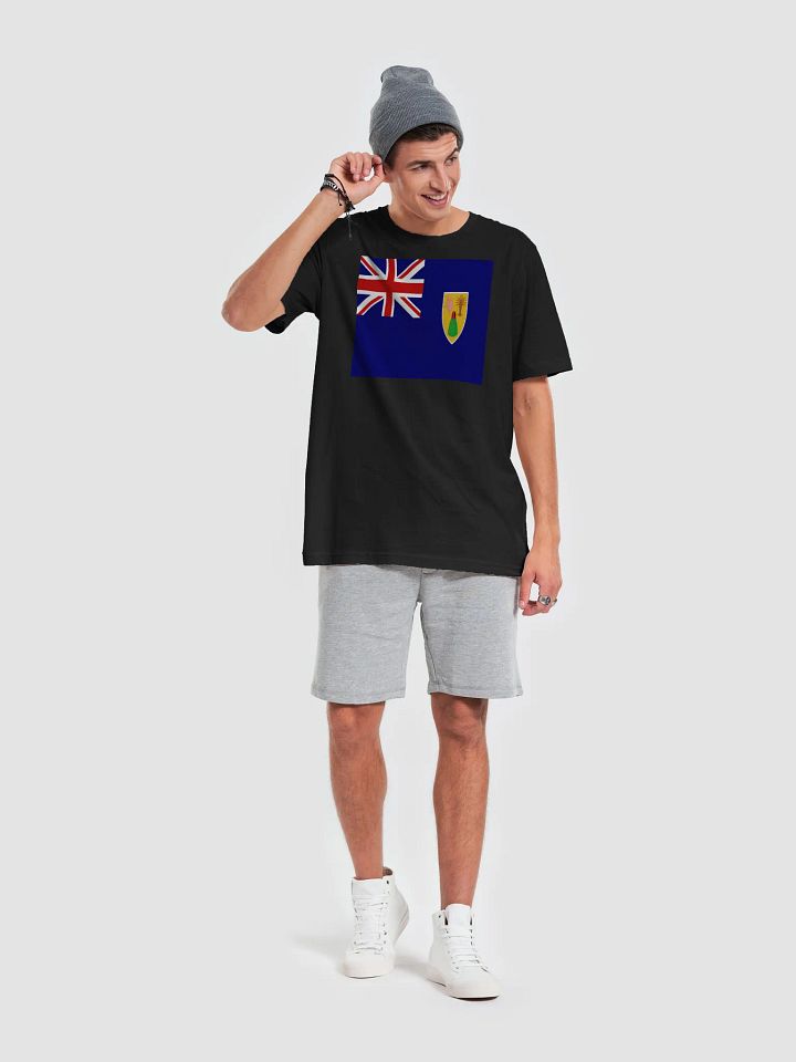 Graphic Grove Unisex Cotton T-Shirt with Turks and Caicos Islands Flag Design product image (2)