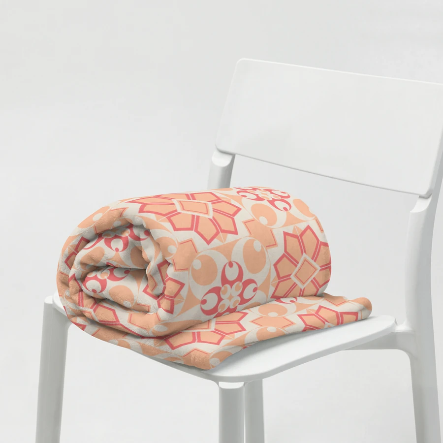 Peach Mosaic Throw Blanket product image (7)
