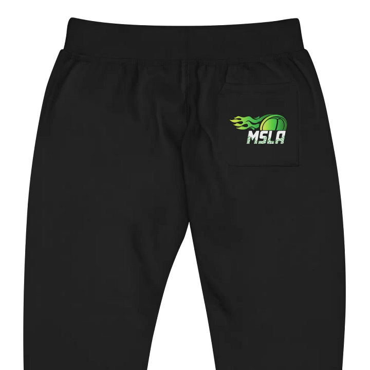 MSLA Green Unisex Fleece Joggers (Rear Pocket Design) product image (2)