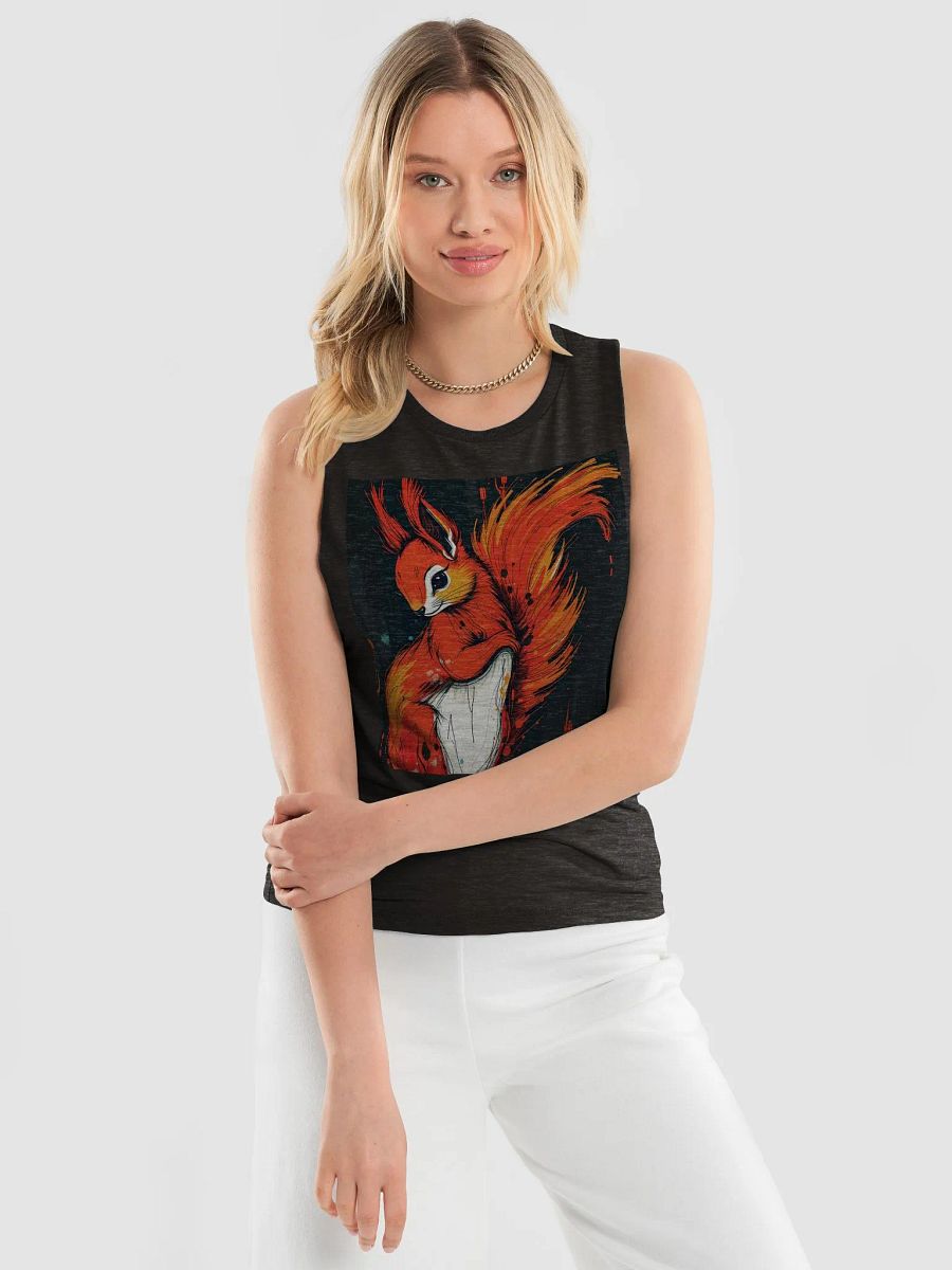 sweet red squirrel Drapey Fit Flowy Tank product image (3)