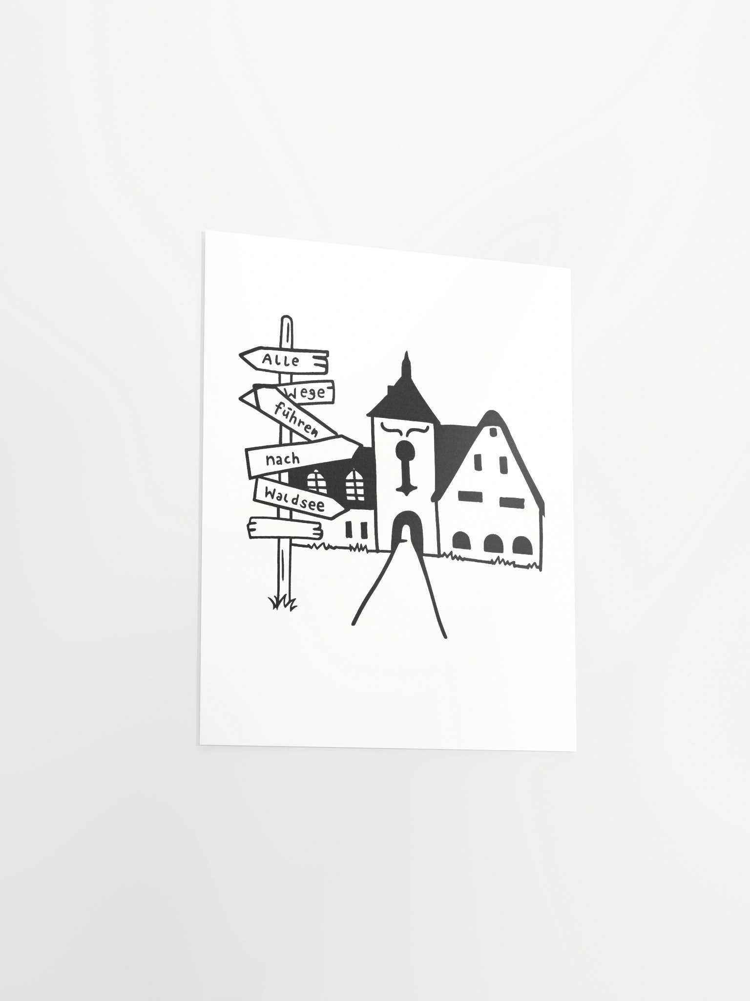 Alle Wege führen nach Waldsee poster product image (9)