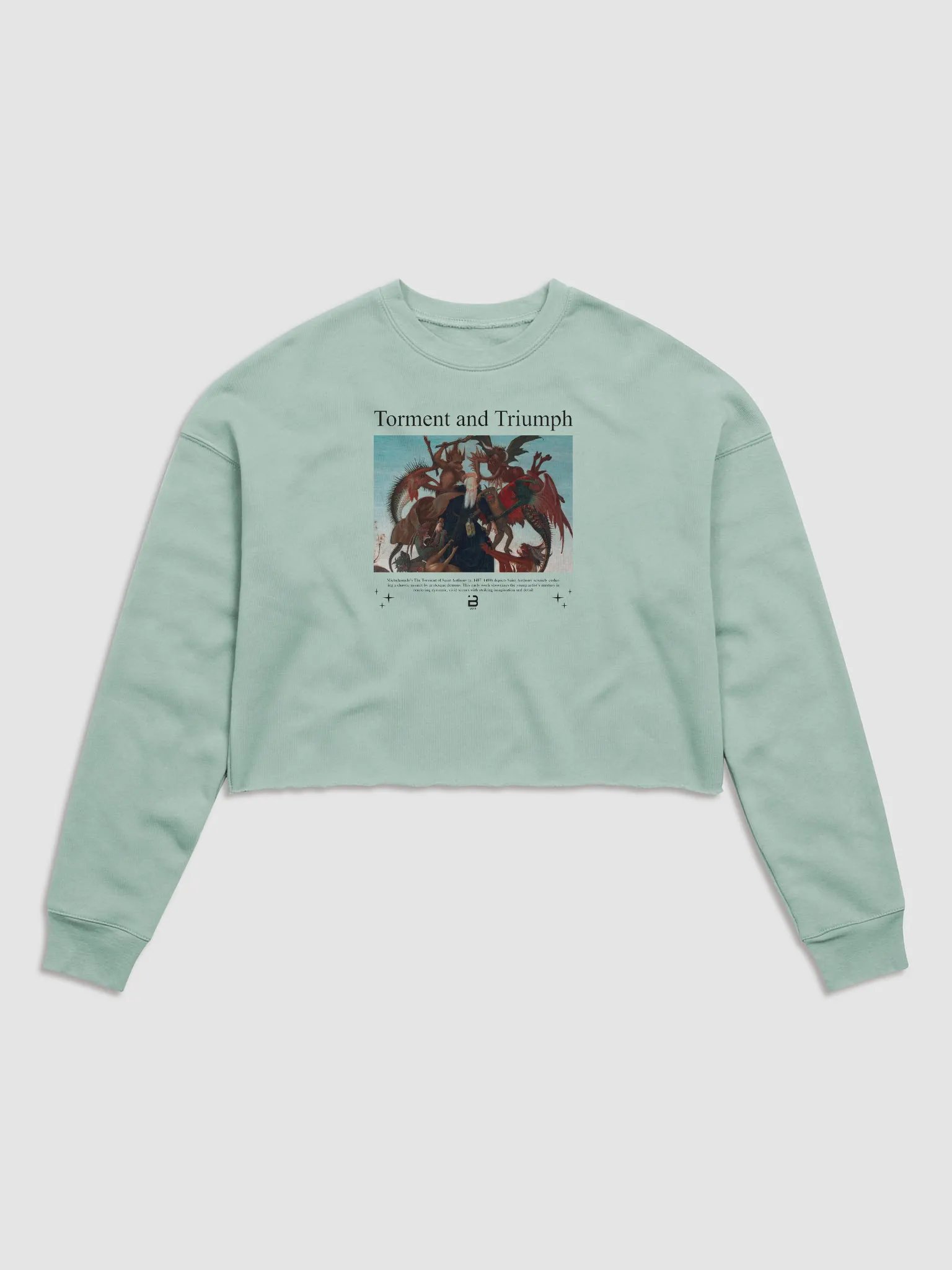 Torment and Triumph - BUIII Remix Women's Fleece Crop Sweatshirt product image (1)