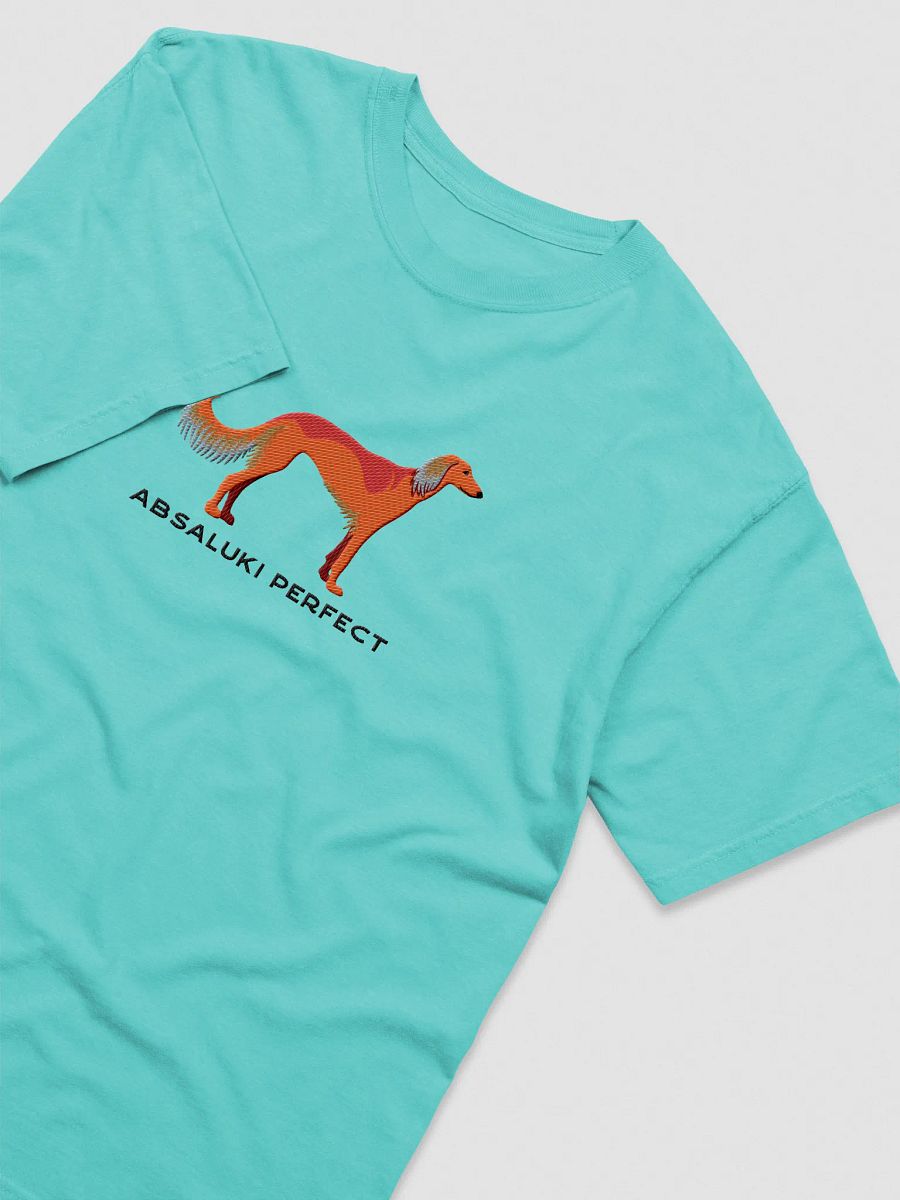 Absaluki Perfect T-Shirt(Embroidered) of a Saluki(Red) product image (27)