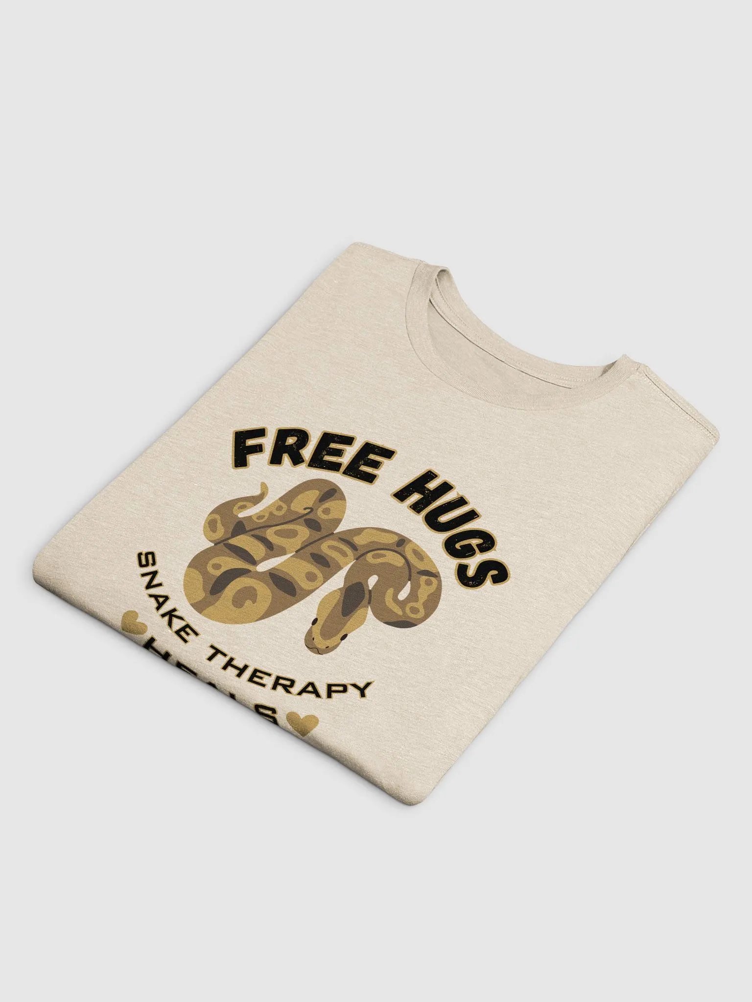 Unisex "Free Hugs" Ball Python Shirt (Light) product image (5)