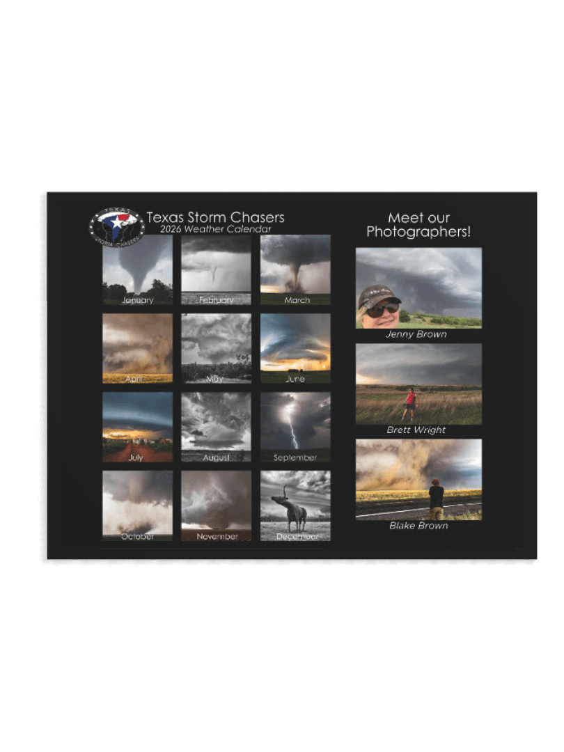 2026 Storm Calendar by Texas Storm Chasers product image (12)