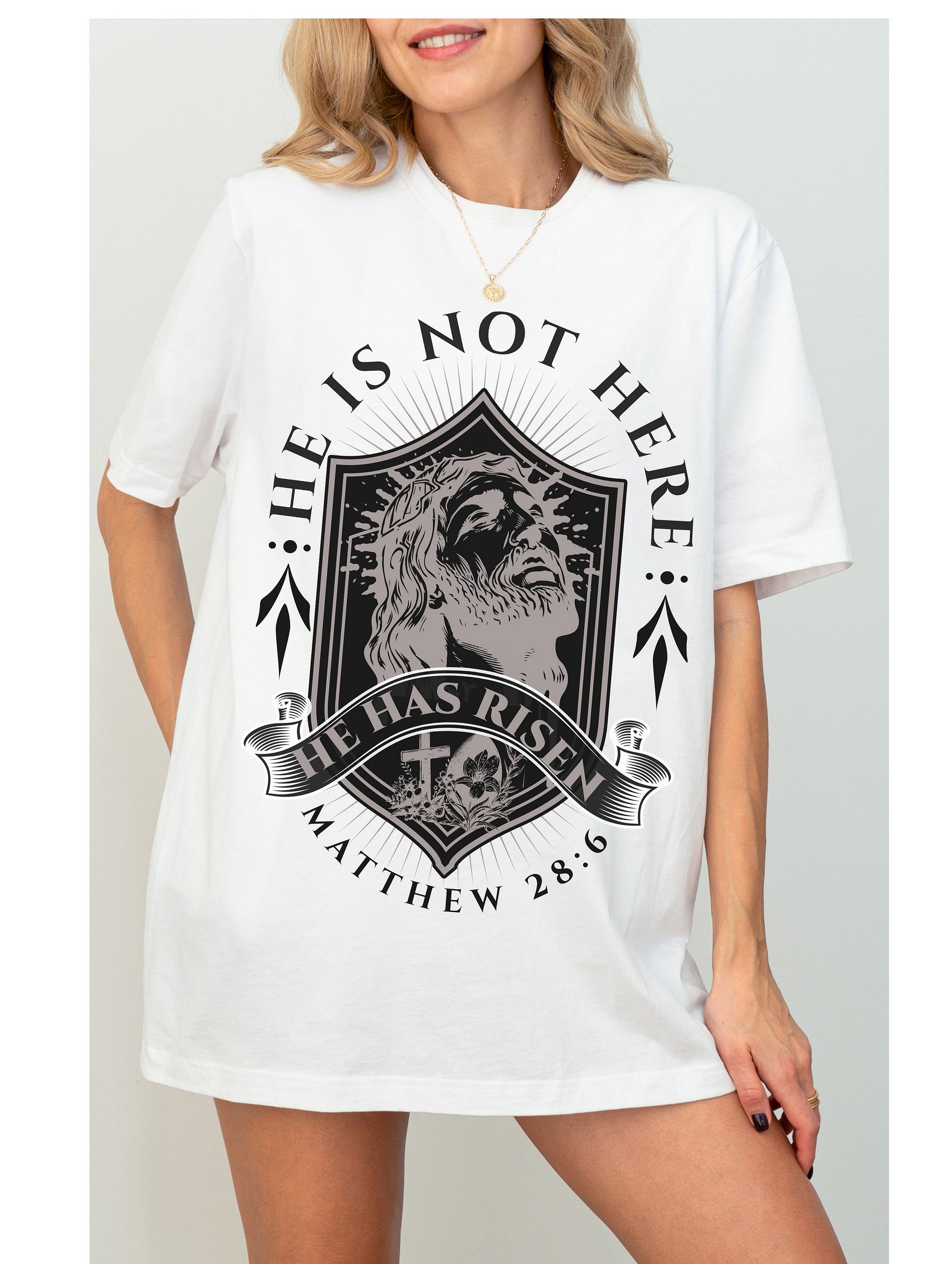 He is Risen Christian Unisex T-Shirt product image (13)