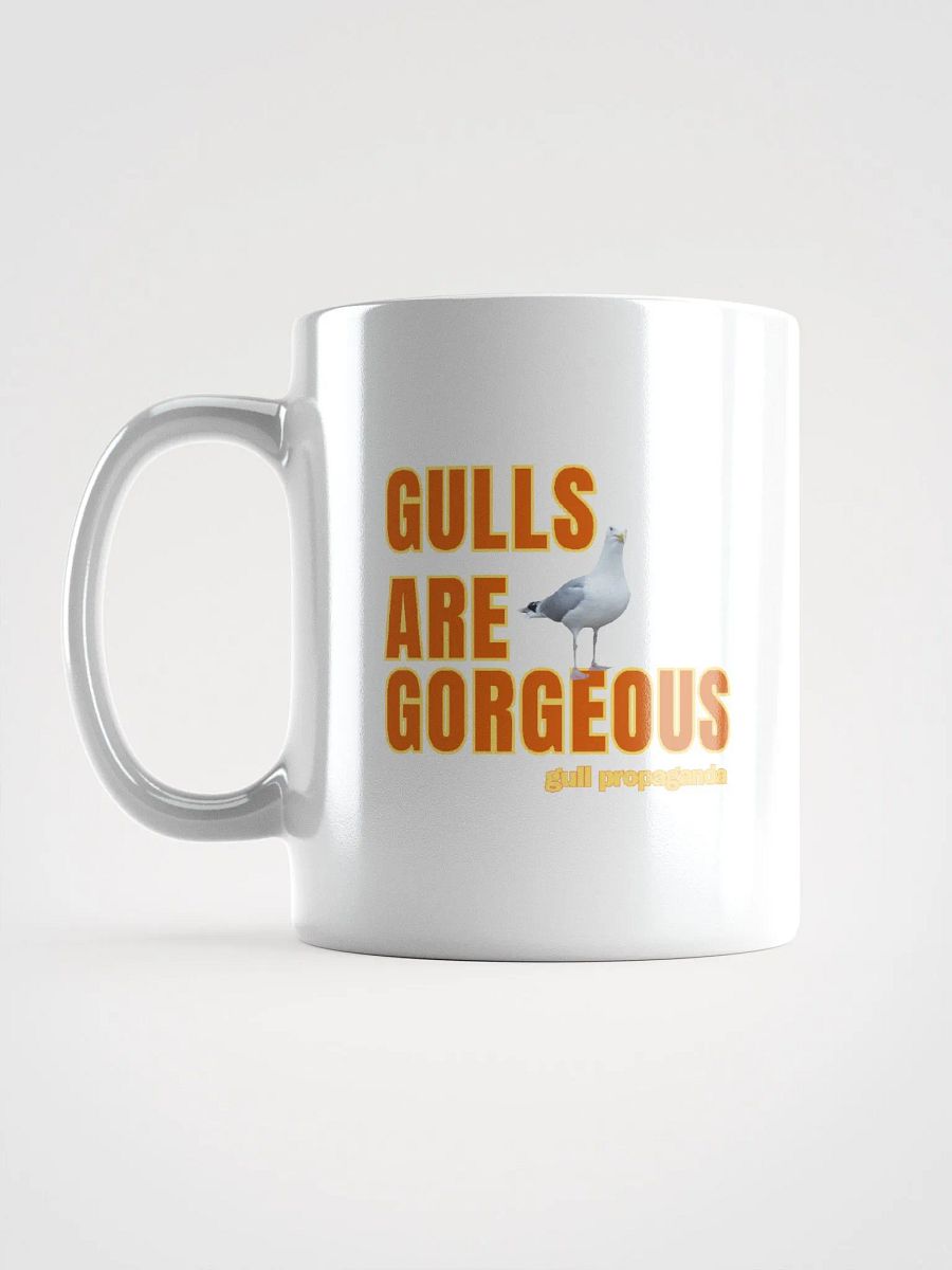 Gulls are Gorgeous - Gull Propaganda Glossy White Mug product image (11)