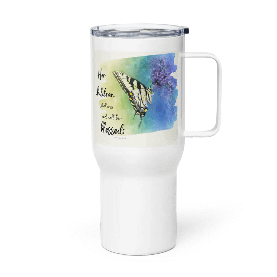 Call Her Blessed Butterfly Travel Mug product image (6)