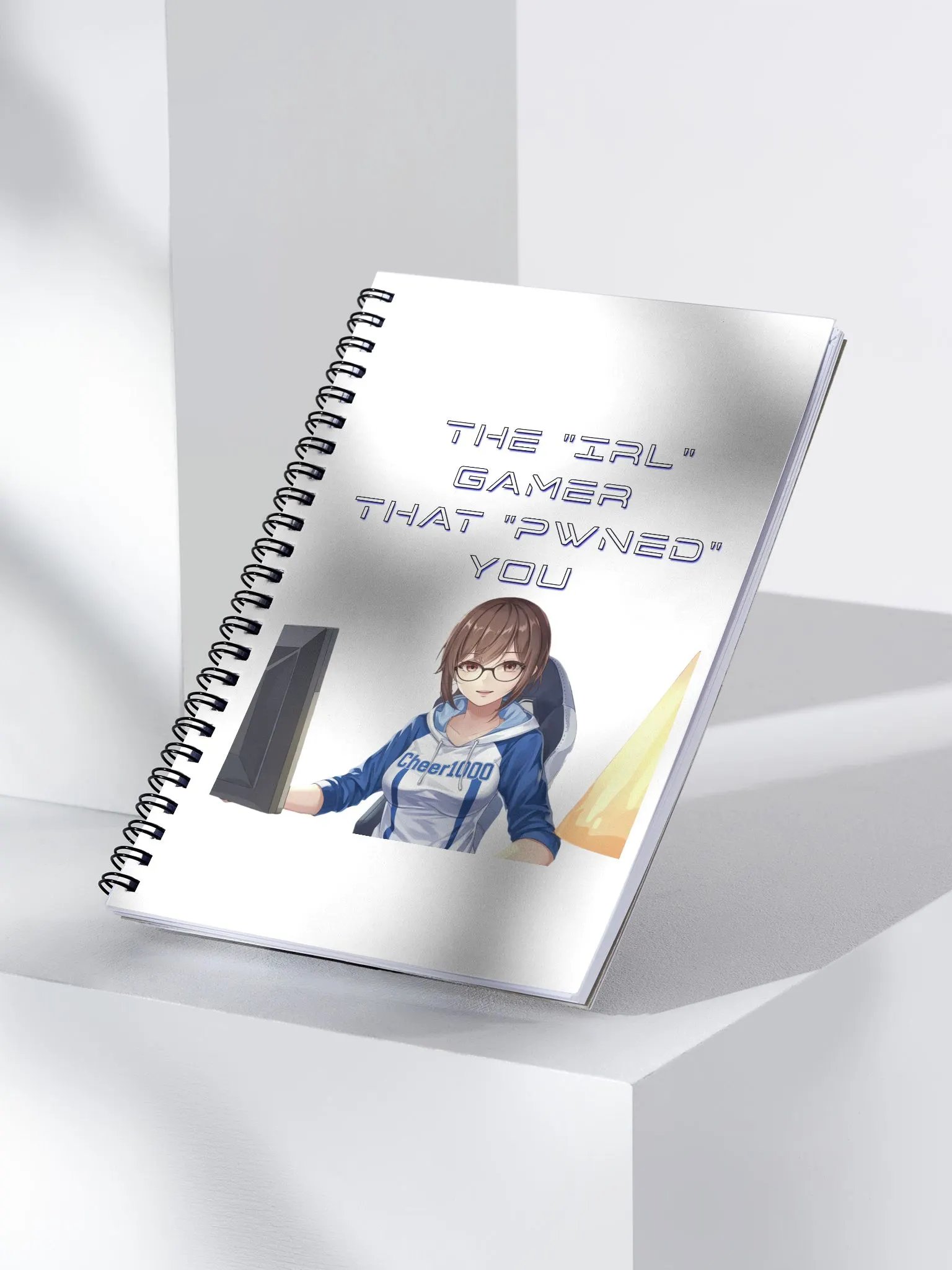 The IRL Gamer That PWNED You - Girl Gamer Spiral Notebook product image (3)