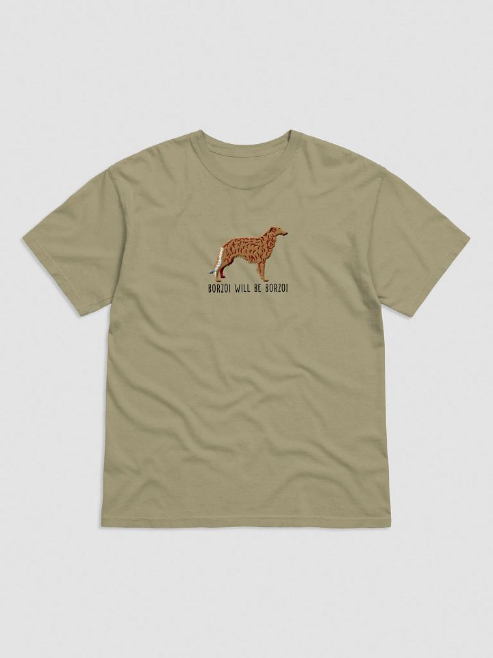 Borzoi Will Be Borzoi T-Shirt(Embroidered) of a Borzoi product image (9)