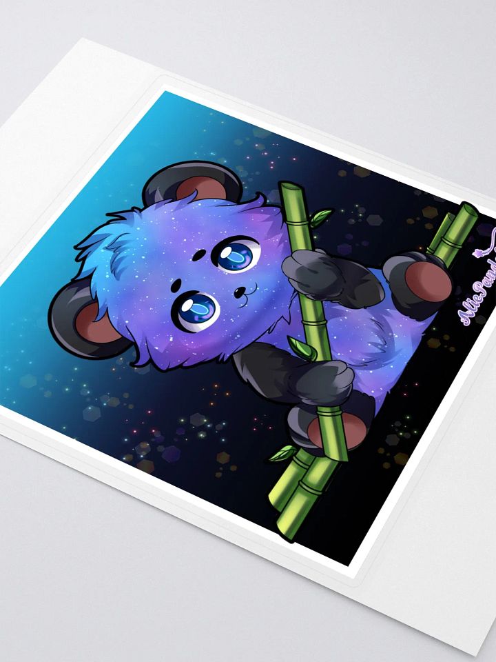 Cosmic Panda Kiss Cut Sticker Sheet product image (2)
