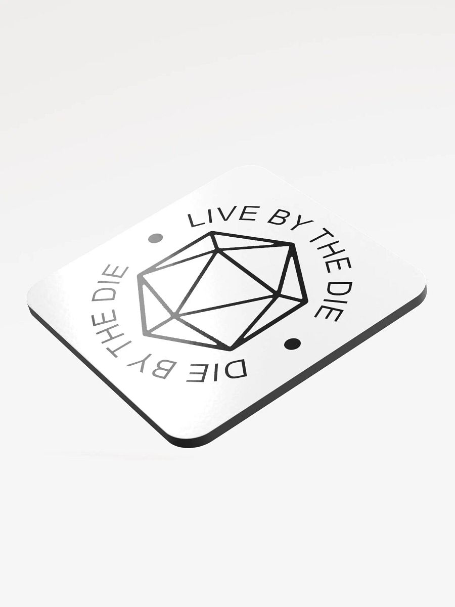 Live by the Die, Die by the Die Simplified Coasters product image (3)