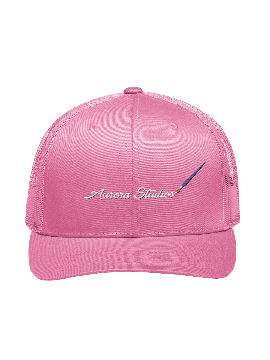 Inkflow Logo Retro Trucker Hat - Pink product image (1)