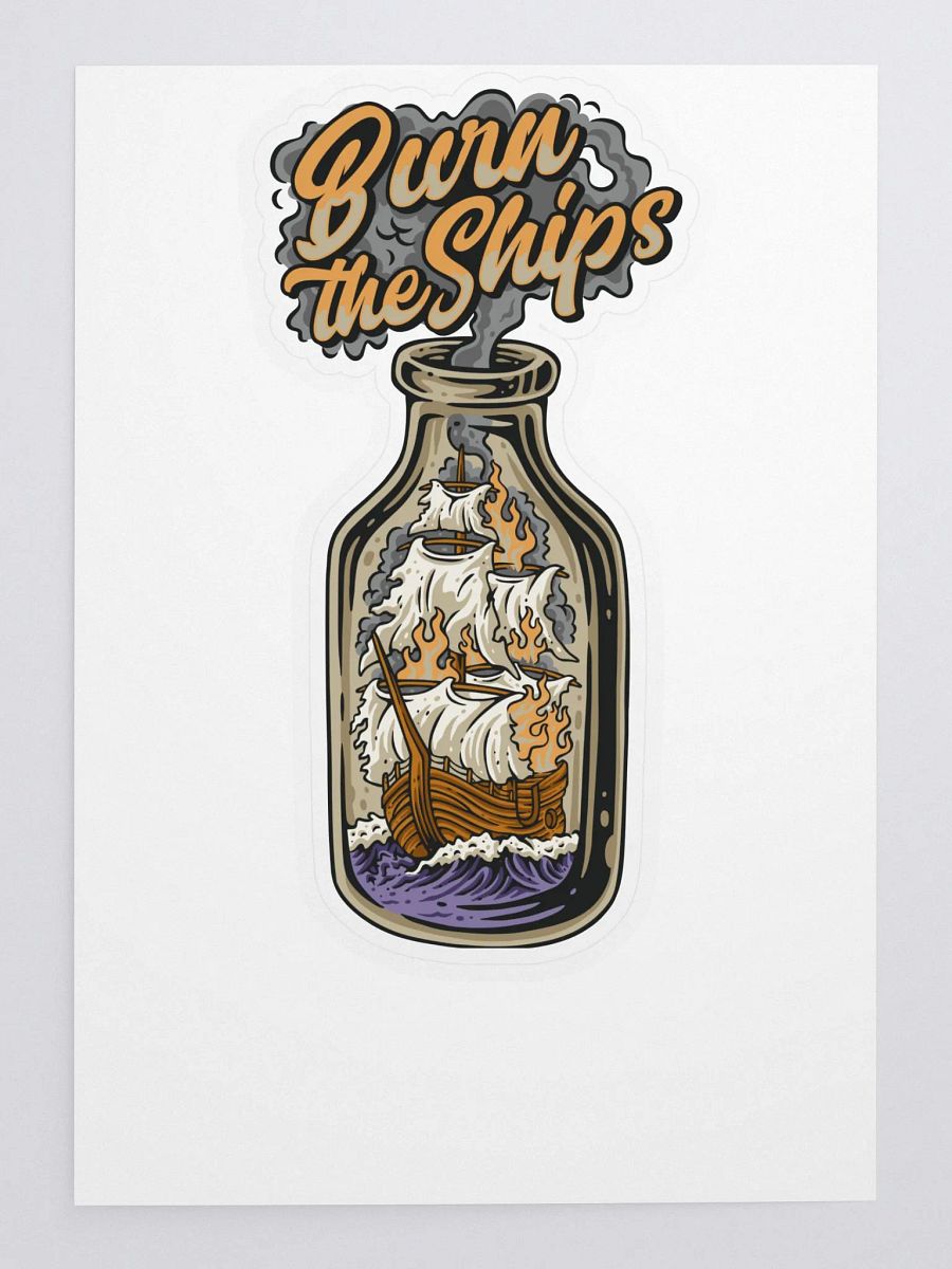 HGP Burn The Ships Sticker Sheet product image (1)