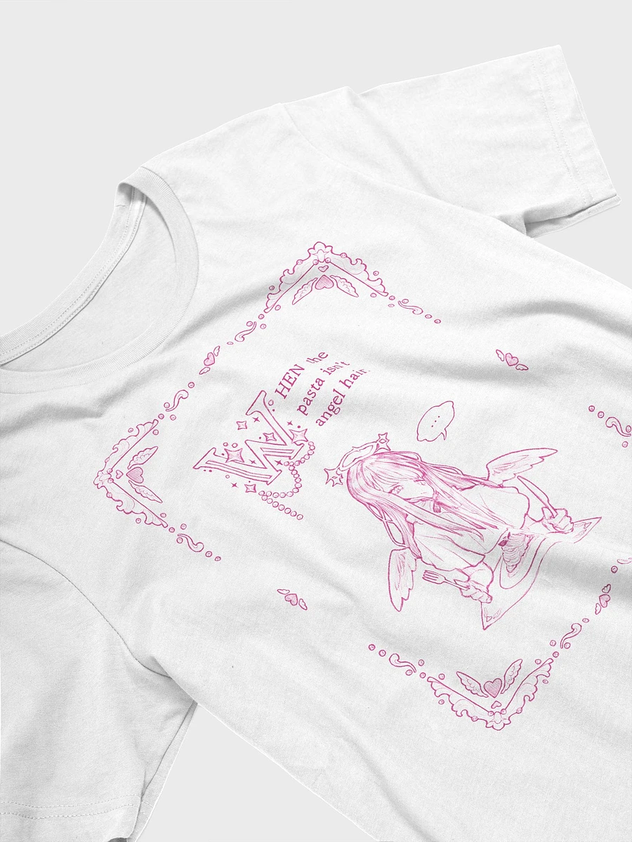 angel hair pasta // pink tee product image (3)
