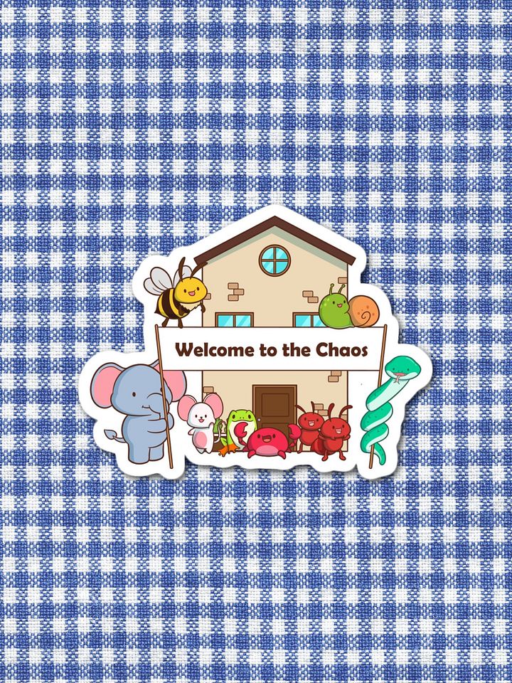 Welcome to the Chaos Sticker product image (1)