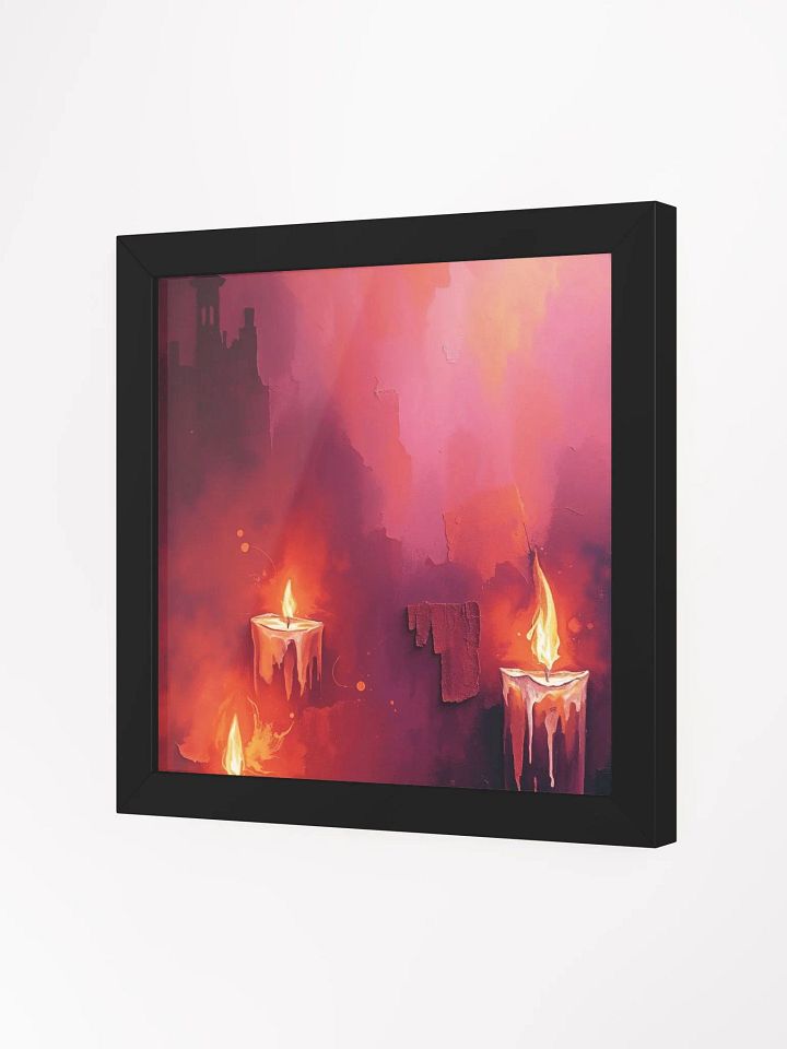 Abstract Candlelit Framed Print product image (15)