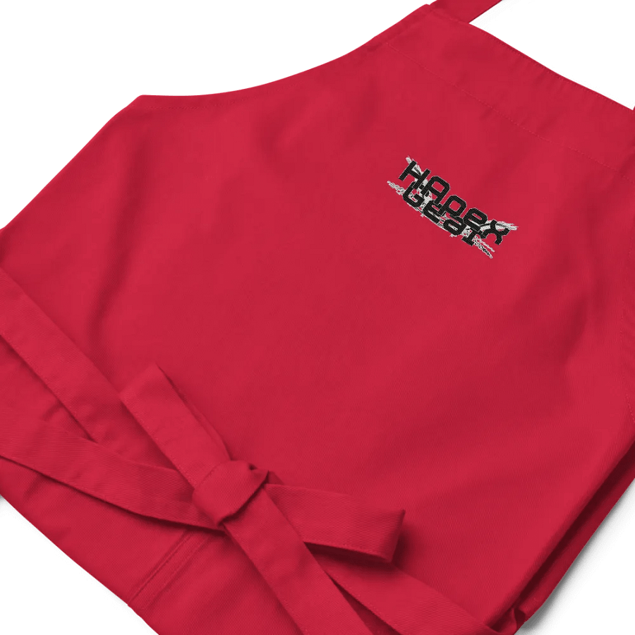 Organic Cotton Apron - Embroidered - Black HApex Gear Black Logo product image (36)