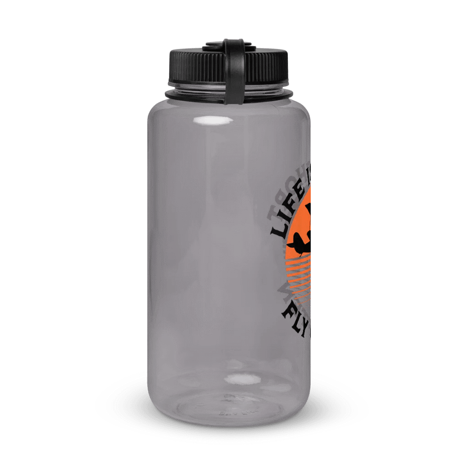 Life is Short - Fly Often - Wide Mouth Plastic Water Bottle product image (4)