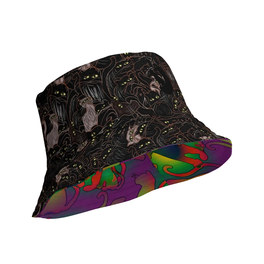 Abstract and Black Cats Bucket Hat product image (1)