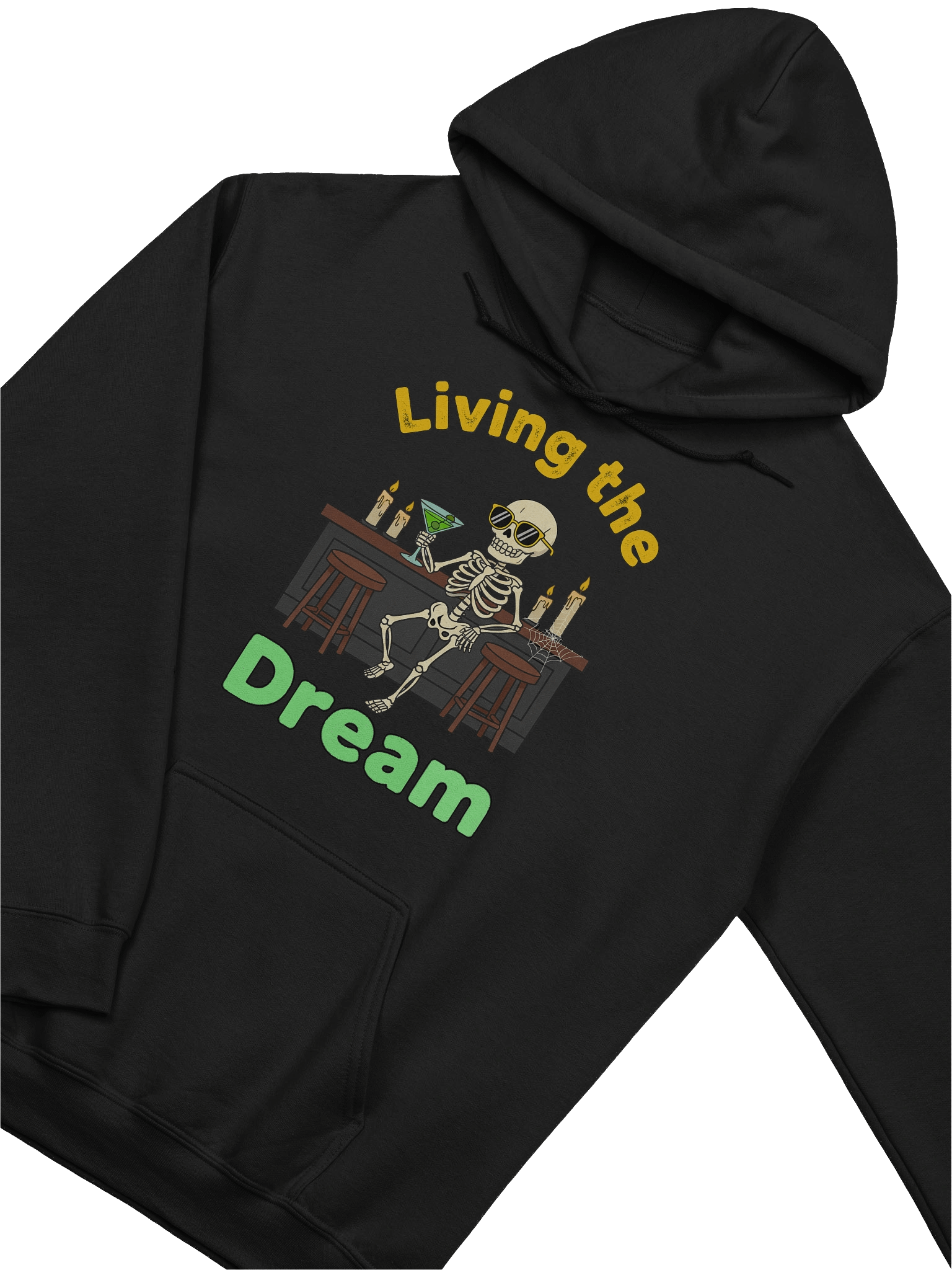 Living the Dream Skeleton Hoodie product image (11)