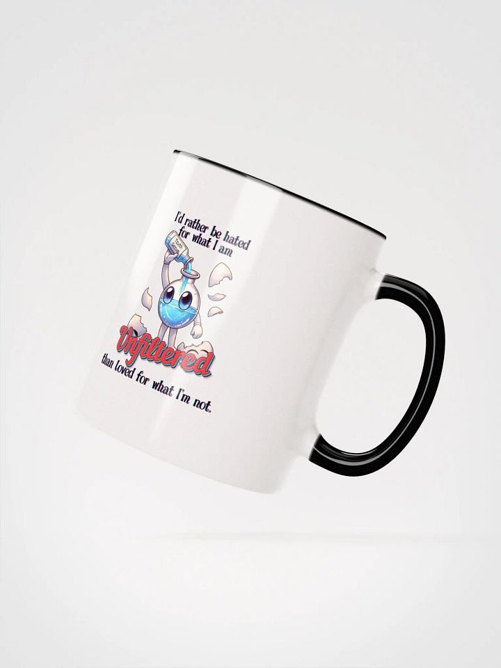 Unfiltered Loved For What I AM Ceramic Mug with Color Inside product image (22)