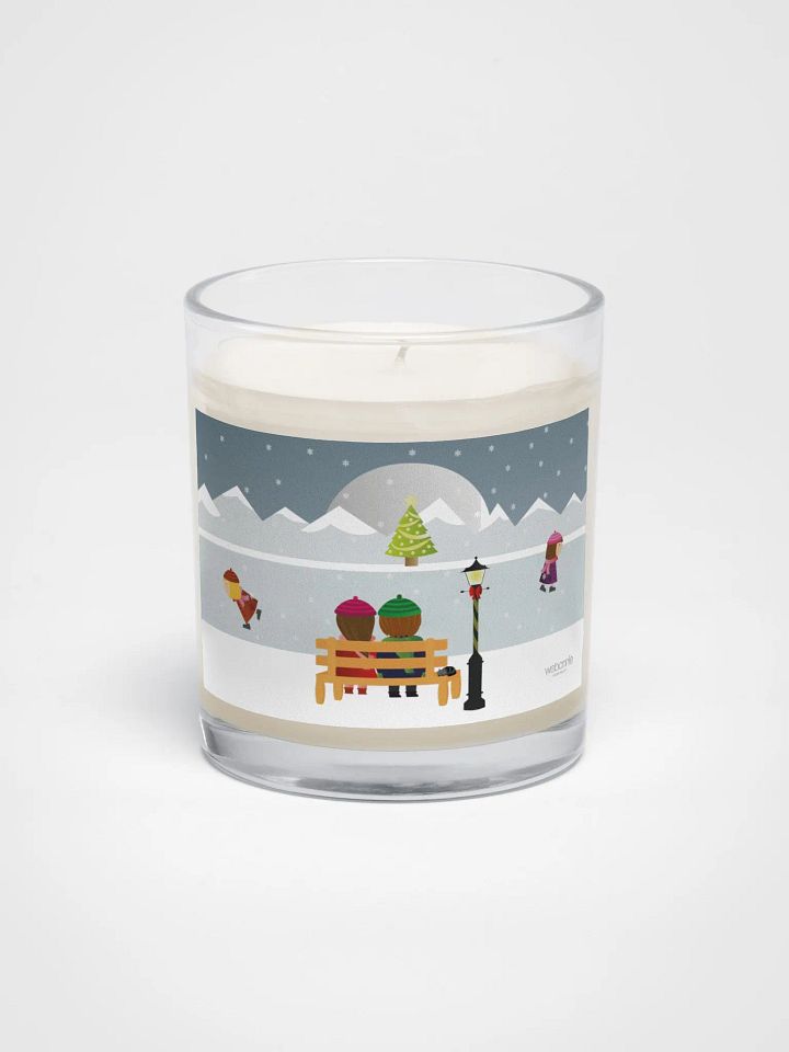 Soy Wax Candle - Couple on christmas night product image (1)