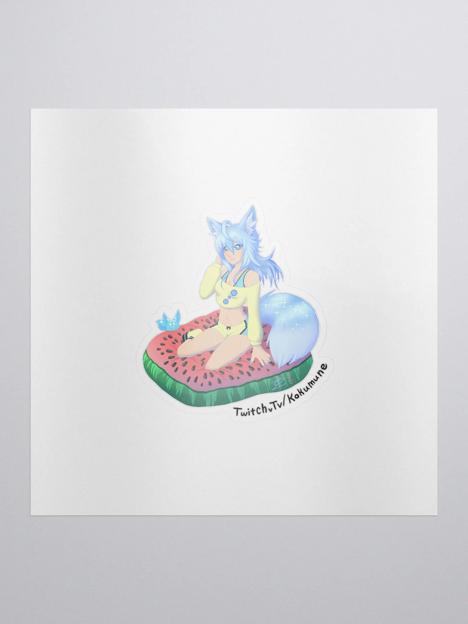 Kokumune Watermelon Chillin Sticker product image (1)