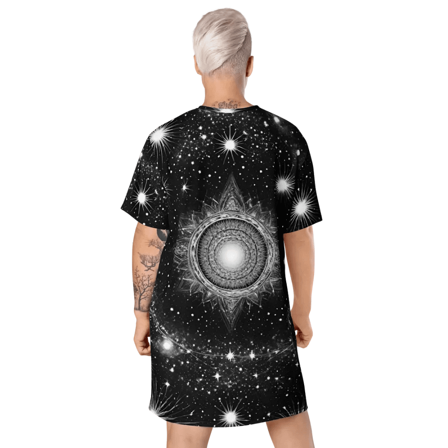 Celestial Symmetry T-Shirt Dress product image (9)